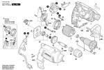 Bosch 0 603 387 585 PSB 550 RE Percussion Drill 230 V / GB Spare Parts PSB550RE